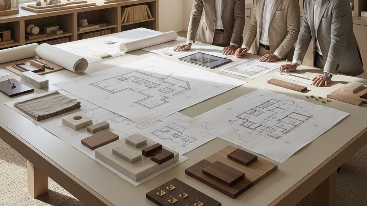 Architectural design and planning for custom Sonoma estate